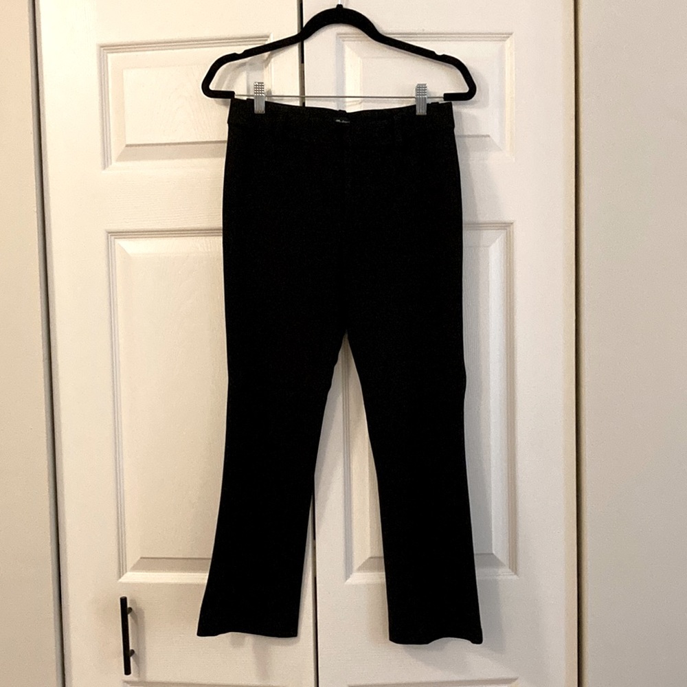 Soft Black Cropped Madewell Trousers